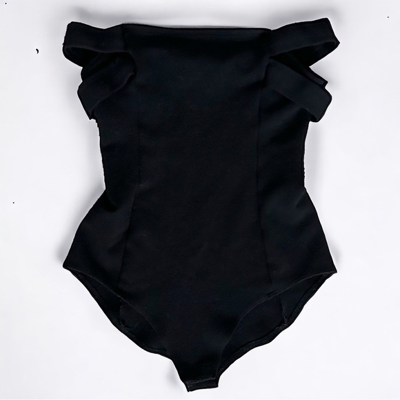 ANGL Black bodysuit women’s size Medium - Picture 9 of 16